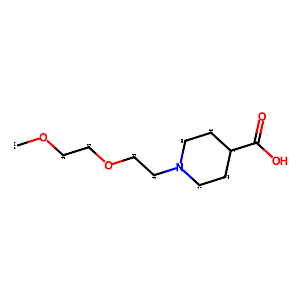 1-[2-(2-methoxyethoxy)ethyl]piperidine-4-carboxylic acid,1409184-86-6