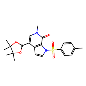 6-Methyl-4-(4,4,5,5-tetramethyl-1,3,2-dioxaborolan-2-yl)-1-tosyl-1H-pyrrolo[2,3-c]pyridin-7(6H)-one,1445993-89-4