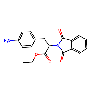 (S)-Ethyl 3-(4-aminophenyl)-2-(1,3-dioxoisoindolin-2-yl)propanoate,74743-23-0