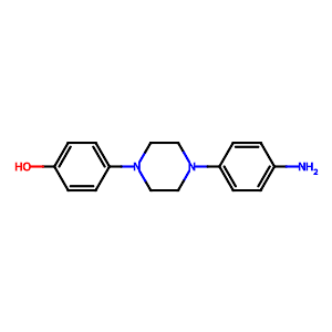 1-(4-Aminophenyl)-4-(4-hydroxyphenyl)piperazine,74853-08-0