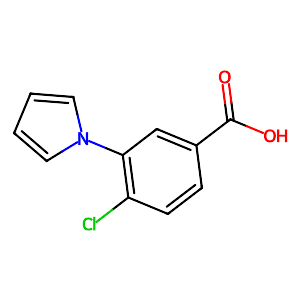 4-Chloro-3-(1H-pyrrol-1-yl)benzoic acid,107946-72-5