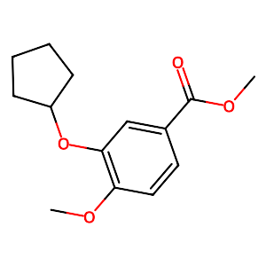 Methyl 3-(cyclopentyloxy)-4-methoxybenzoate,154464-24-1