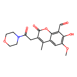 7-Hydroxy-6-methoxy-4-methyl-3-(2-morpholin-4-yl-2-oxoethyl)-2-oxochromene-8-carbaldehyde,1338934-59-0