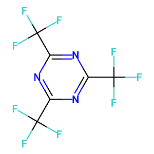 2,4,6-Tris(trifluoromethyl)-1,3,5-triazine,368-66-1