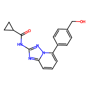 N-(5-(4-(Hydroxymethyl)phenyl)-[1,2,4]triazolo[1,5-a]pyridin-2-yl)cyclopropanecarboxamide,1142936-49-9