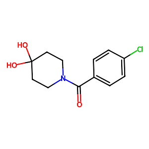 (4-Chlorophenyl)(4,4-dihydroxypiperidin-1-yl)methanone,1161771-90-9