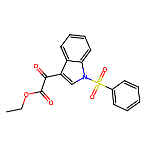 1H-Indole-3-acetic acid, α-oxo-1-(phenylsulfonyl)-, ethyl ester,116325-16-7