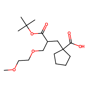 Cyclopentanepropanoic acid, 1-carboxy-α-[(2-methoxyethoxy)methyl]-, 1-(1,1-dimethylethyl) ester,118783-83-8
