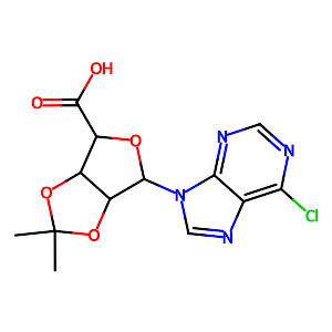 1-(6-Chloro-9H-purin-9-yl)-1-deoxy-2,3-O-(1-methylethylidene)-β-D-Ribofuranuronic acid,120355-42-2