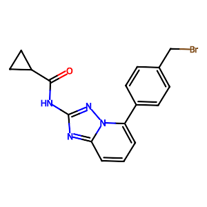 N-[5-[4-(bromomethyl)phenyl]-[1,2,4]triazolo[1,5-a]pyridin-2-yl]cyclopropanecarboxamide,1206163-59-8