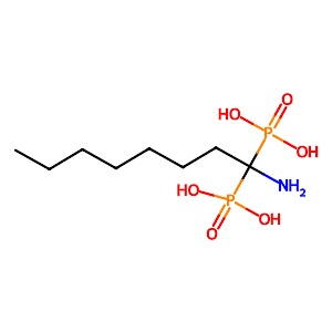 (1-Amino-1-phosphono-octyl)-phosphonic acid,15049-89-5