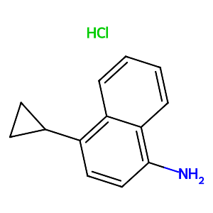 4-Cyclopropyl-1-naphthalenamine HCl,1533519-92-4