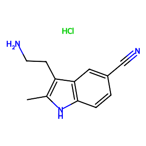 3-(2-Amino-ethyl)-2-methyl-1H-indole-5-carbonitrile hydrochloride,1049737-40-7