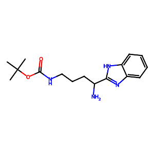 Carbamic acid, N-[(4S)-4-amino-4-(1H-benzimidazol-2-yl)butyl]-, 1,1-dimethylethyl ester,2095103-42-5
