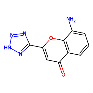 8-Amino-2-(1H-tetrazol-5-yl)-4H-chromen-4-one,110683-22-2