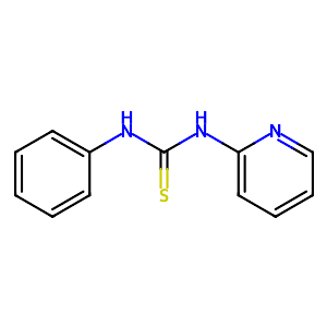 1-Phenyl-3-(2-pyridyl)-2-thiourea,886-60-2