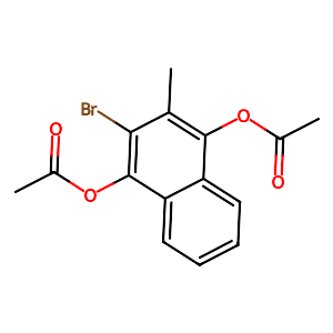 1,4-Naphthalenediol, 2-bromo-3-methyl-, 1,4-diacetate,37794-07-3