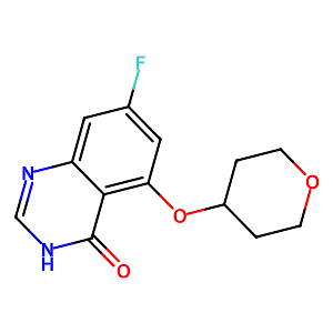 7-Fluoro-5-((tetrahydro-2H-pyran-4-yl)oxy)quinazolin-4(3H)-one,379228-59-8