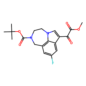 Pyrrolo[3,2,1-jk][1,4]benzodiazepine-7(1H)-acetic acid, 2-[(1,1-dimethylethoxy)carbonyl]-9-fluoro-3,4-dihydro-α-oxo-, methyl ester,603301-25-3
