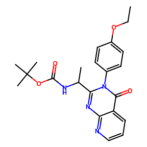 Carbamic acid, N-[(1R)-1-[3-(4-ethoxyphenyl)-3,4-dihydro-4-oxopyrido[2,3-d]pyrimidin-2-yl]ethyl]-, 1,1-dimethylethyl ester,752244-95-4