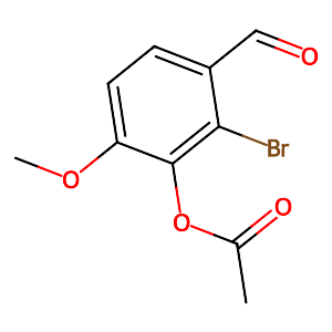 Benzaldehyde, 3-(acetyloxy)-2-bromo-4-methoxy-,850856-60-9
