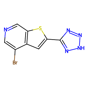 4-Bromo-2-(2H-tetrazol-5-yl)-thieno[2,3-c]pyridine,870235-01-1
