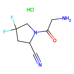 (S)-1-(2-Aminoacetyl)-4,4-difluoropyrrolidine-2-carbonitrile hydrochloride,1448440-51-4