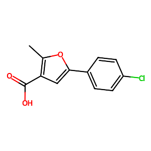 5-(4-Chlorophenyl)-2-methylfuran-3-carboxylic acid,111787-89-4