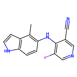 5-Iodo-4-[(4-methyl-1H-indol-5-yl)amino]-3-pyridinecarbonitrile,959972-35-1
