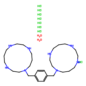 1,1'-[1,4-Phenylenebis(methylene)]bis-1,4,8,11-tetraazacyclotetradecane octahydrochloride hydrate,155148-31-5