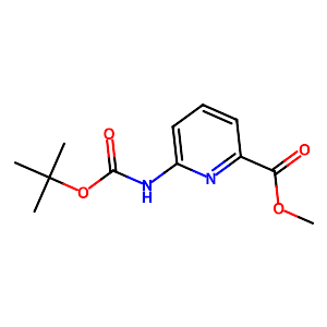 Methyl 6-((tert-butoxycarbonyl)amino)picolinate,258497-48-2