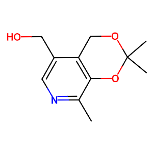 (2,2,8-Trimethyl-4H-[1,3]dioxino[4,5-c]pyridin-5-yl)methanol,1136-52-3
