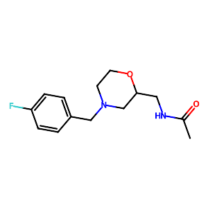 N-((4-(4-Fluorobenzyl)morpholin-2-yl)methyl)acetamide,112913-94-7