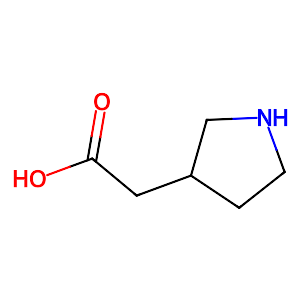 2-(3-Pyrrolidinyl)acetic acid,89203-64-5