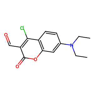 4-Chloro-7-(diethylamino)-2-oxo-2H-chromene-3-carbaldehyde,136918-66-6