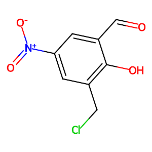 3-Chloromethyl-5-nitrosalicylaldehyde,16644-30-7
