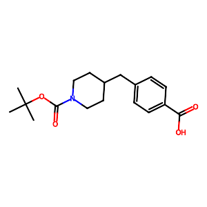 4-((1-(Tert-butoxycarbonyl)piperidin-4-yl)methyl)benzoic acid,147969-86-6
