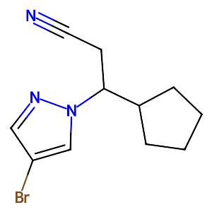(R)-3-(4-Bromo-1H-pyrazol-1-yl)-3-cyclopentylpropanenitrile,1146629-83-5