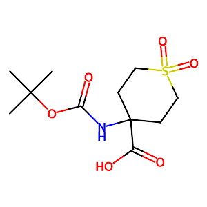 4-[(tert-Butoxycarbonyl)amino]tetrahydro-2H-thiopyran-4-carboxylic acid 1,1-dioxide,369402-94-8