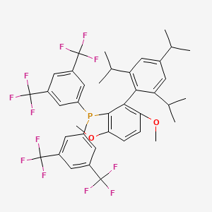 Bis(3,5-bis(trifluoromethyl)phenyl)(2',4',6'-triisopropyl-3,6-dimethoxy-[1,1'-biphenyl]-2-yl)phosphine