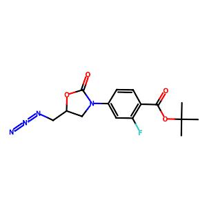 tert-Butyl 4-[(5R)-5-(azidomethyl)-2-oxo-1,3-oxazolidin-3-yl]-2-fluorobenzoate,324789-00-6