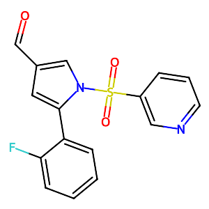 5-(2-Fluorophenyl)-1-(pyridin-3-ylsulfonyl)-1H-pyrrole-3-carbaldehyde,881677-11-8