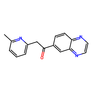 2-(6-Methylpyridin-2-yl)-1-(quinoxalin-6-yl)ethanone,356560-90-2