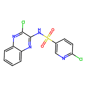 6-Chloro-N-(3-chloroquinoxalin-2-yl)pyridine-3-sulfonamide,928139-78-0