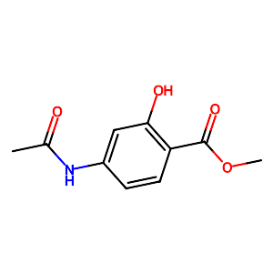 Methyl 4-(acetylamino)-2-hydroxybenzenecarboxylate,4093-28-1