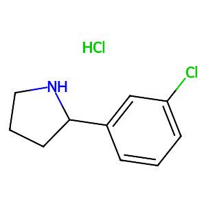 2-(3-Chlorophenyl)pyrrolidine HCl,1177307-35-5