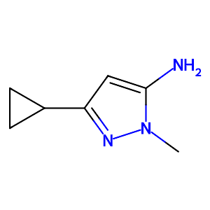 3-Cyclopropyl-1-methyl-1H-pyrazol-5-amine,118430-74-3