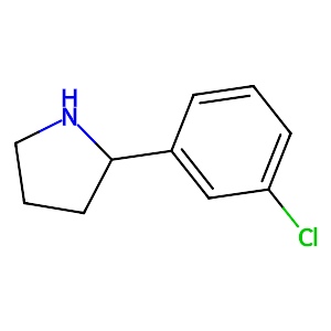 2-(3-Chlorophenyl)pyrrolidine,298690-74-1