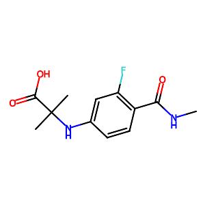 2-((3-Fluoro-4-(methylcarbamoyl)phenyl)amino)-2-methylpropanoic acid,1289942-66-0
