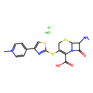 4-(2-(((6R,7R)-7-Amino-2-carboxy-8-oxo-5-thia-1-azabicyclo[4.2.0]oct-2-en-3-yl)thio)thiazol-4-yl)-1-methylpyridin-1-ium chloride hydrochloride,400827-64-7